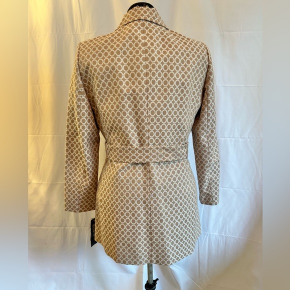 Le Suit Petite Button Trench Jacket Size 12 P NWT - Picture 2 of 11